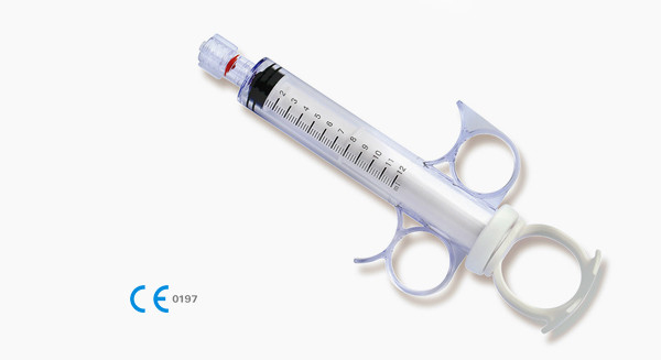 Seringue jetable d'angiographie par injection de sécurité de pièces médicales en plastique de moulage